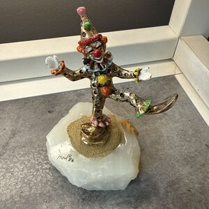 Vintage 1986 Ron Lee Pinky Dancing Clown Figurine